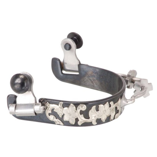 Tough 1 Black Steel Floral Bumper Spurs