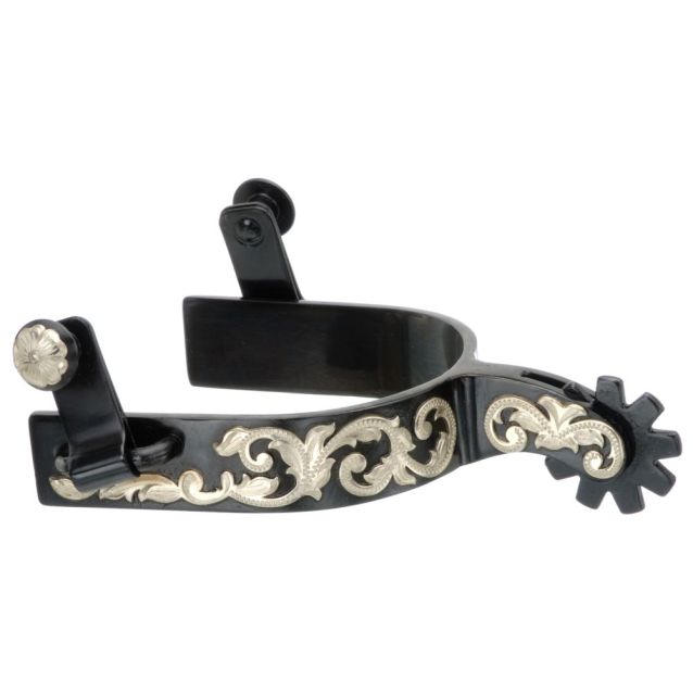 Kelly Silver Star Floral Silver Spurs