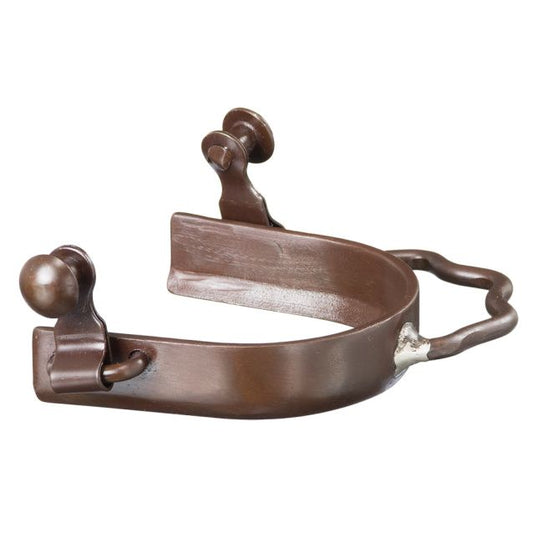 Kelly Silver Star Antique Brown Childs Bumper Spurs