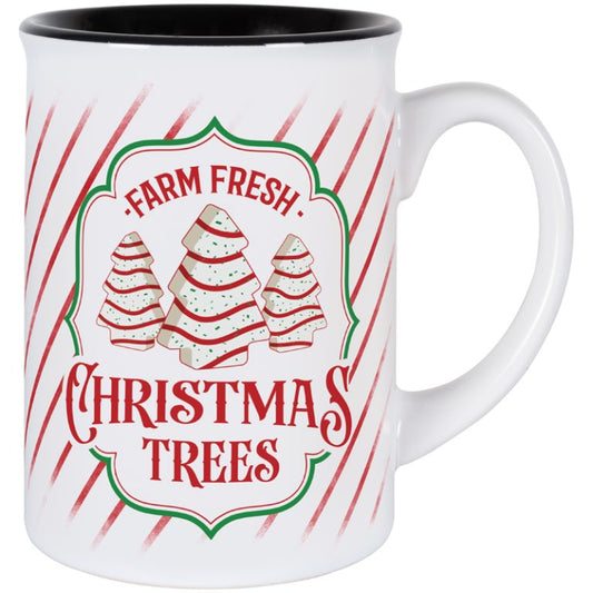 Carson 20 oz Mug Christmas Trees