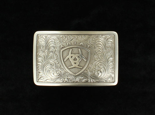 Ariat Rectangle Logo Belt Buckle
