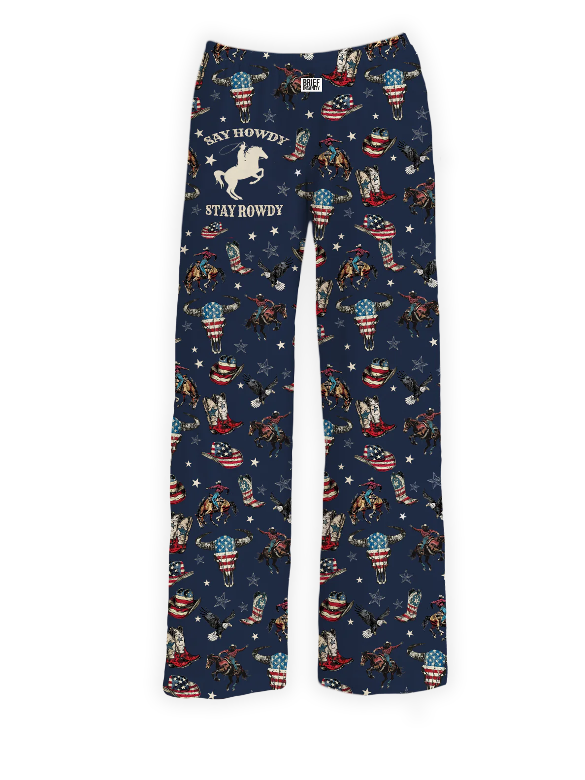 Brief Insanity Old West Cowboy Lounge Pants