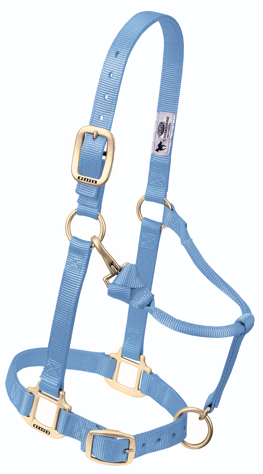 Weaver Adjustable Chin Throat Snap Halter 3/4" Suckling