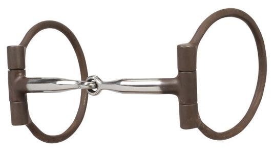 Weaver Offset Dee Sweet Iron Snaffle with Copper Inlay Bit