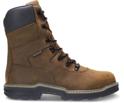 Wolverine Marauder Brown 8" Steel Toe Waterproof EH 400G