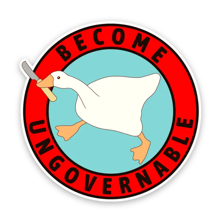 Sticker Horse Become Ungovernable Sticker
