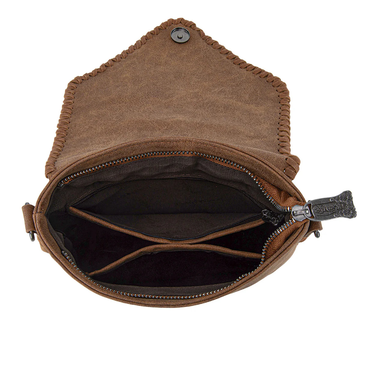 Trinity Ranch Fringe Hair On Cowhide Crossbody