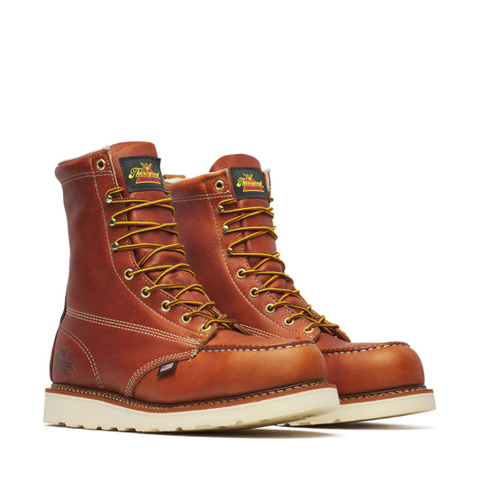 Thorogood American Heritage 8" Moc Toe Tobacco Steel Toe EH
