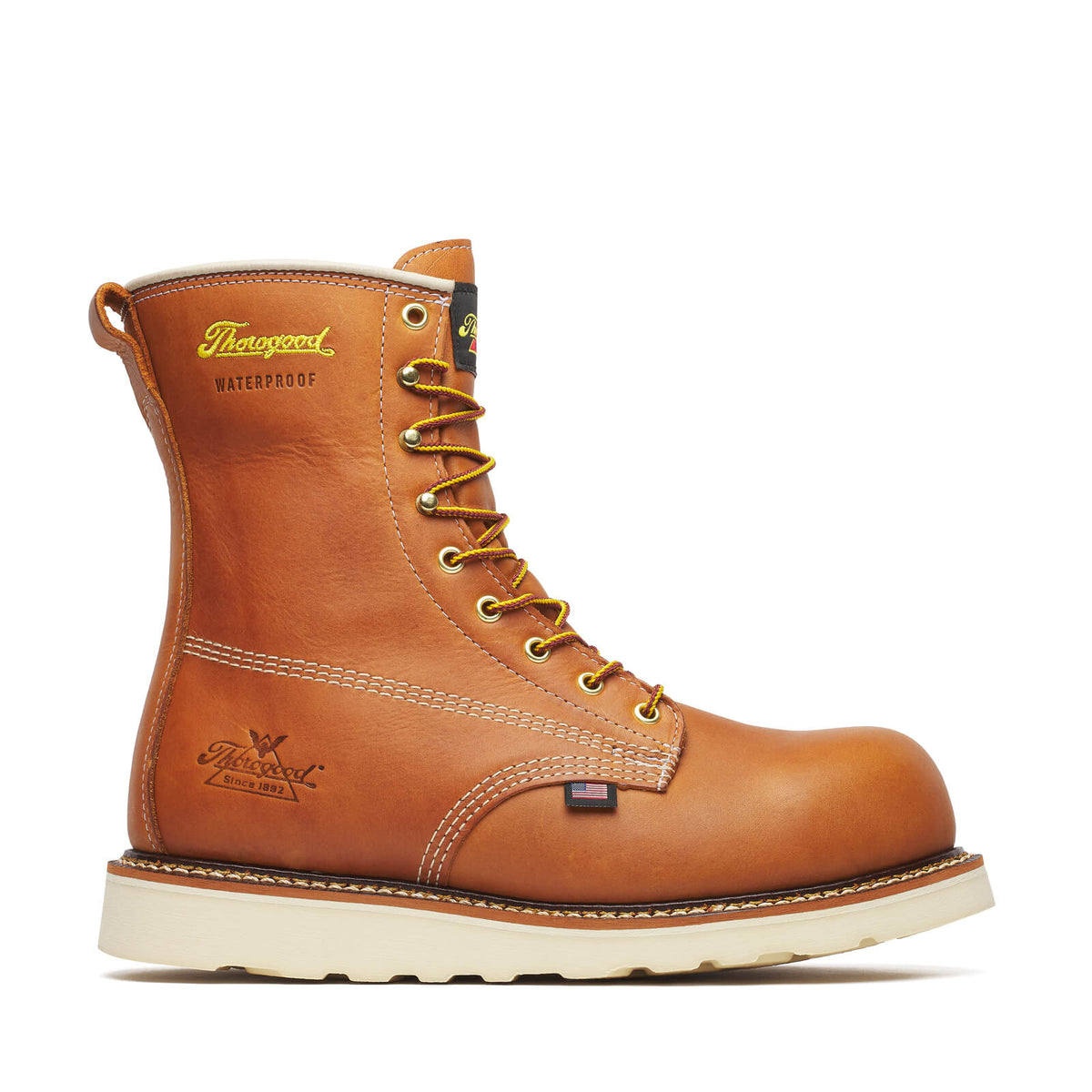 Thorogood American Heritage 8" Tobacco Composite Toe Waterproof EH
