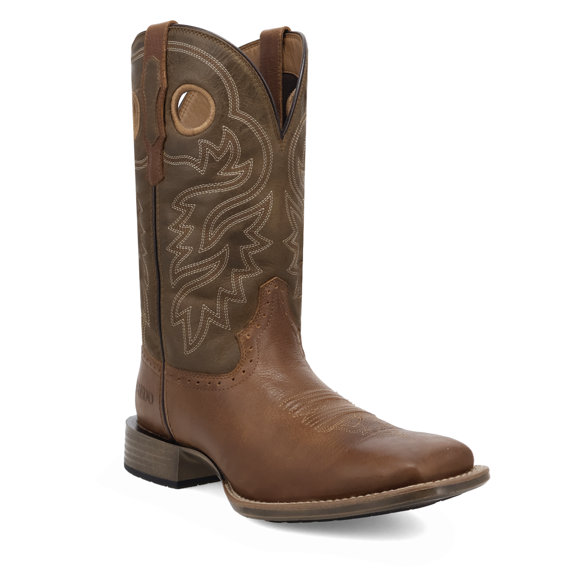Laredo Atkins Leather Boot Brown/Olive