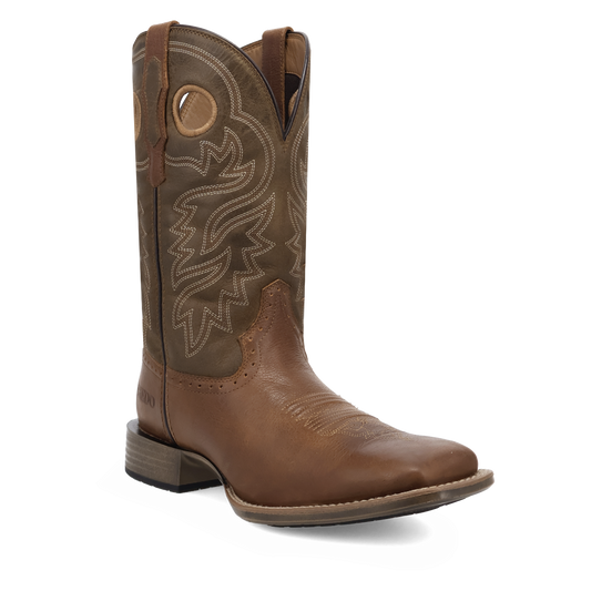 Laredo Atkins Leather Boot Brown/Olive