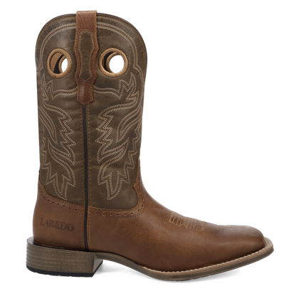 Laredo Atkins Leather Boot Brown/Olive