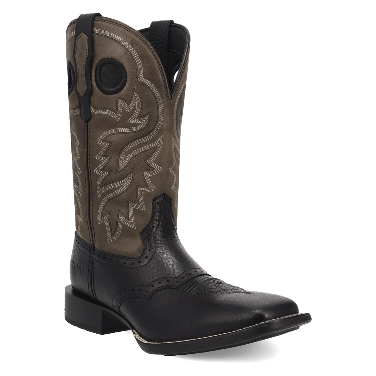 Laredo Burnham Leather Boot Black/Grey