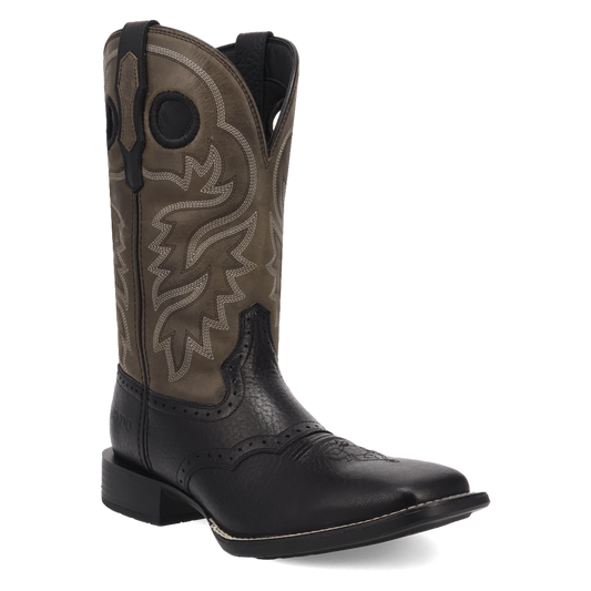Laredo Burnham Leather Boot Black/Grey