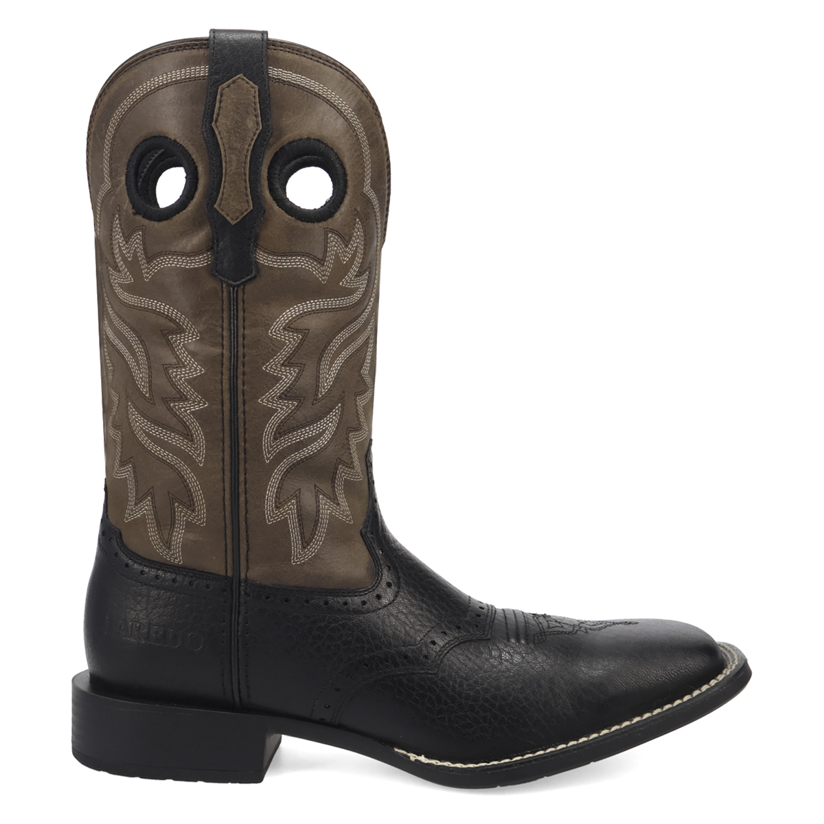 Laredo Burnham Leather Boot Black/Grey