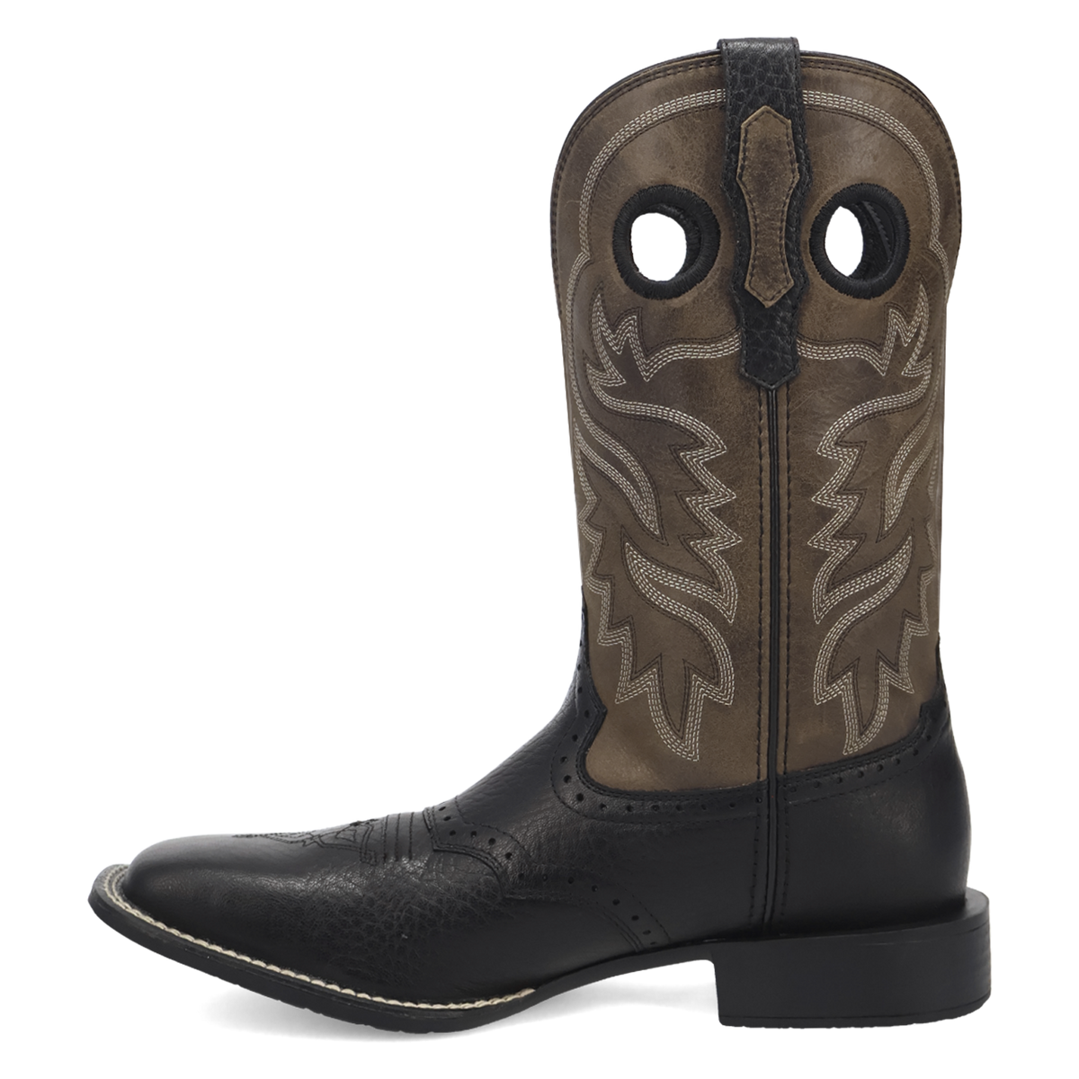 Laredo Burnham Leather Boot Black/Grey