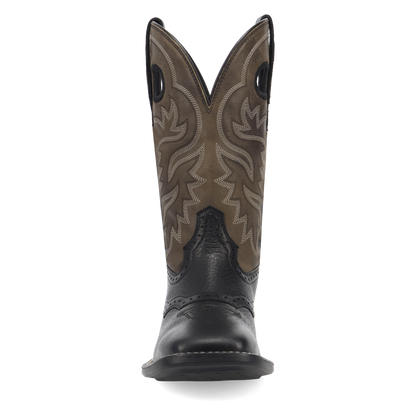 Laredo Burnham Leather Boot Black/Grey