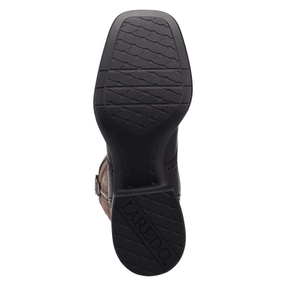 Laredo Burnham Leather Boot Black/Grey