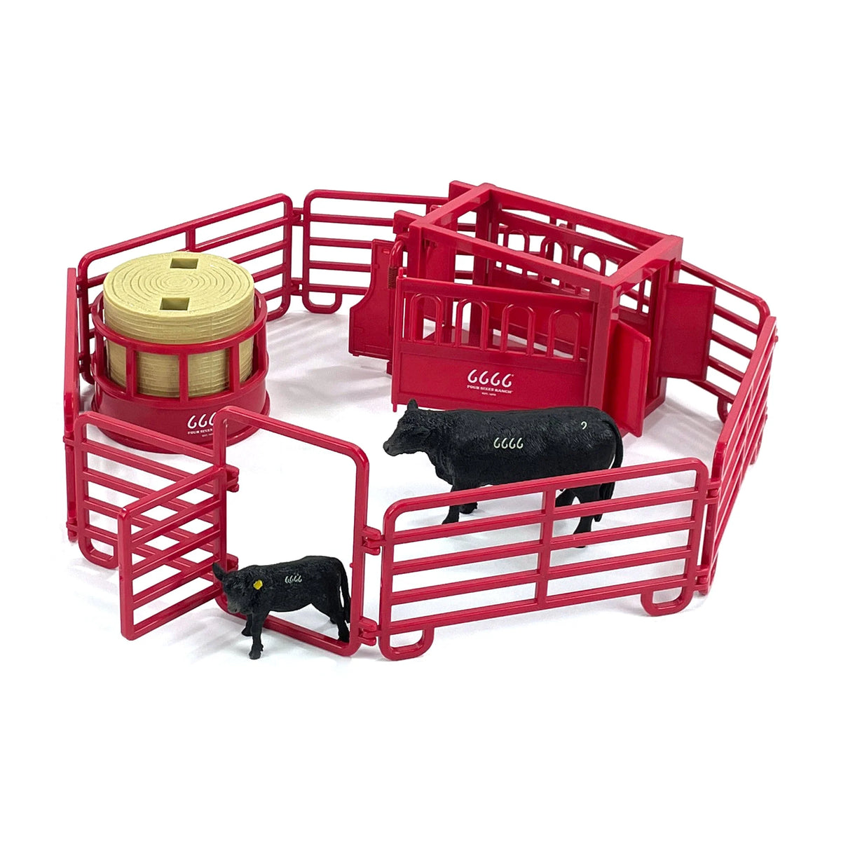 Big Country Toys 6666 Black Angus Ranch Set
