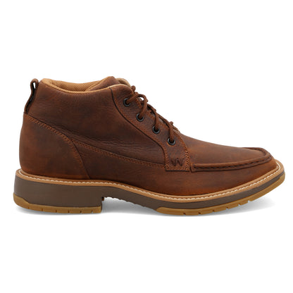 Wrangler Square Moc Toe Lacer Cinnamon