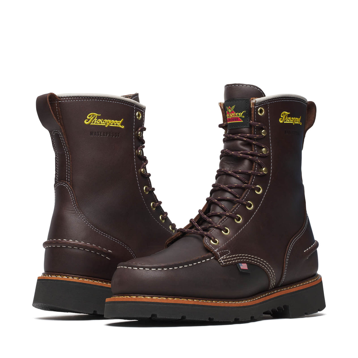 Thorogood 8" Flyway Brown Waterproof EH