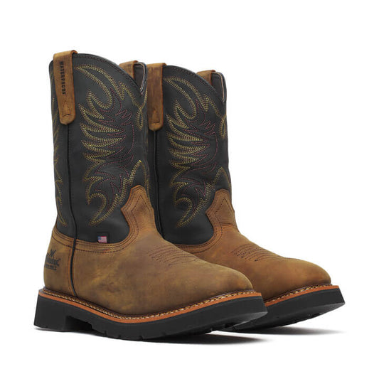 Thorogood 11" Black/Crazy Horse Waterproof EH