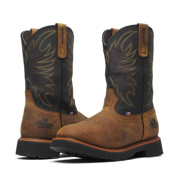 Thorogood 11" Black/Crazy Horse Waterproof EH