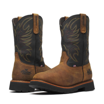 Thorogood 11" Black/Crazy Horse Waterproof EH