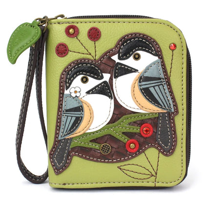 Chala Zip-Around Wallet Chickadee