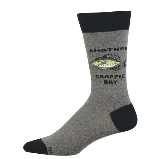 Socksmith Men Crappie Day Charcoal