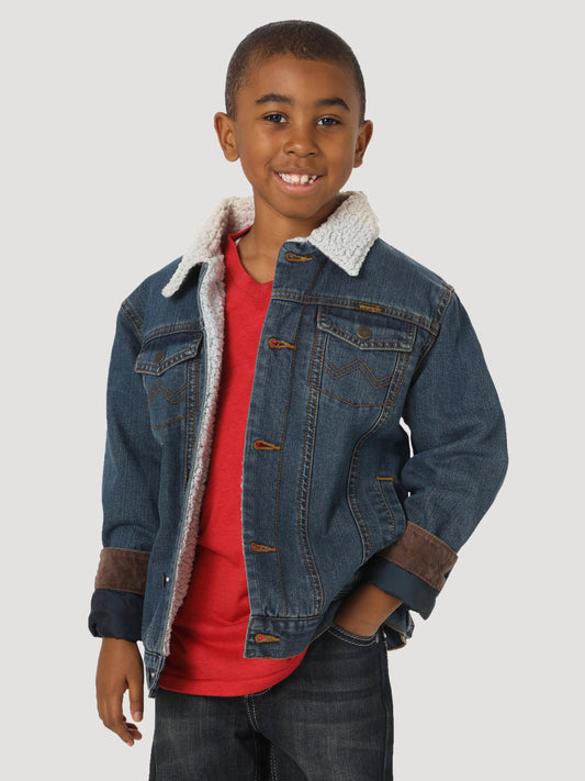 Wrangler Sherpa Lined Denim Jacket Youth