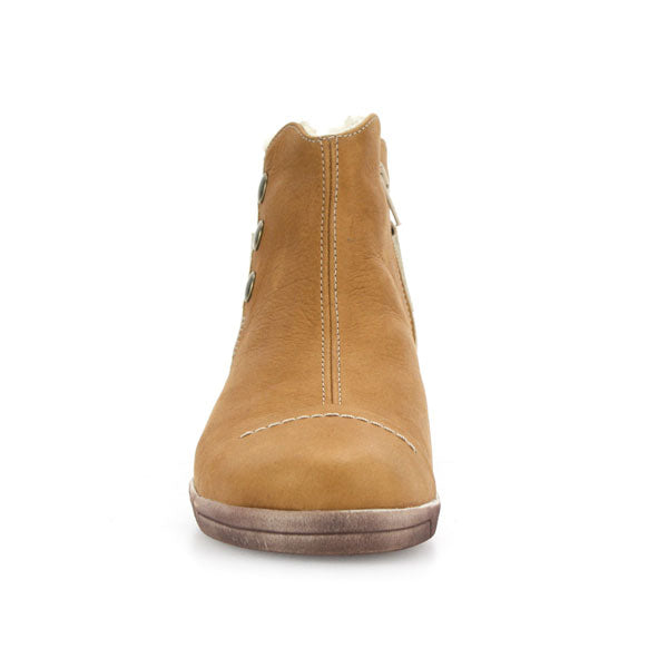 Cloud Aline Tan Wool Boot