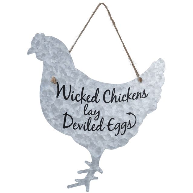 Tough 1 Metal Chicken Sign