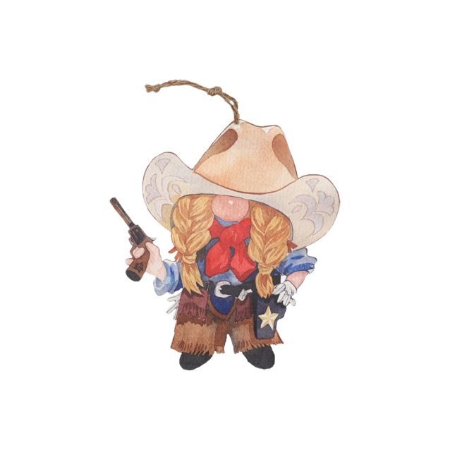 Tough 1 Cowboy Action Gnome