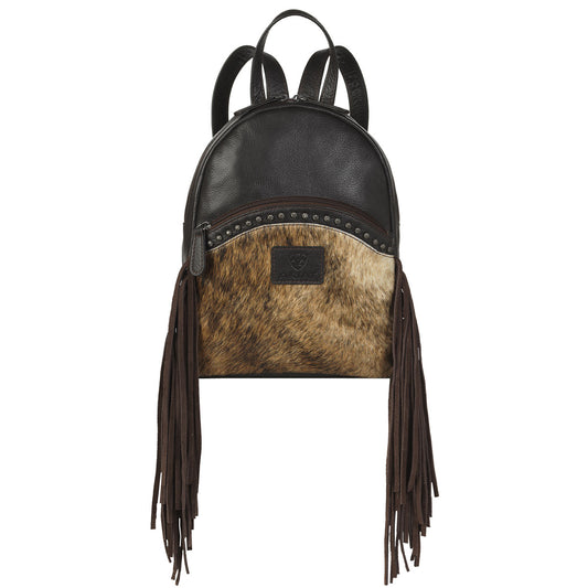 Ariat Leather Fringe Backpack Chocolate