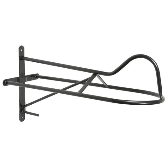 Tough 1 Black Western Wall Mount Saddle Rack