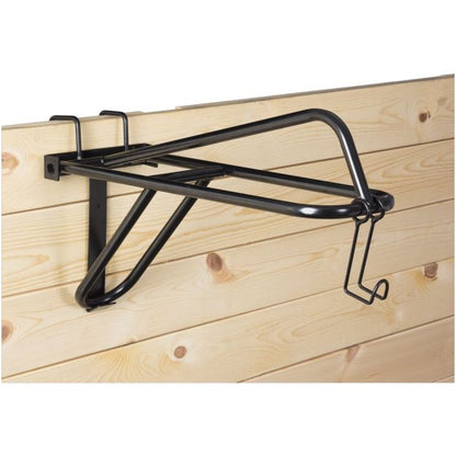 Tough 1 Single Collapsible Portable Saddle Rack Black