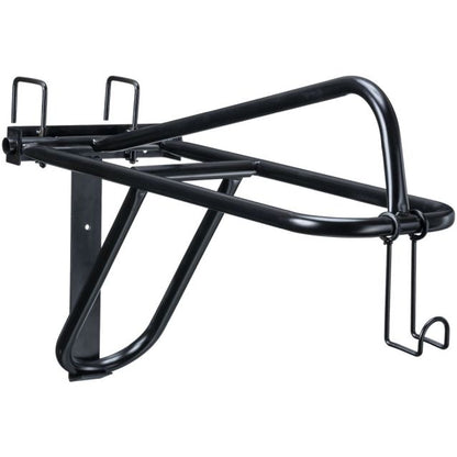 Tough 1 Single Collapsible Portable Saddle Rack Black