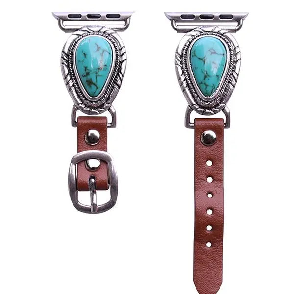 Snowing West Western Tear Drop Stretch Apple Watch Band