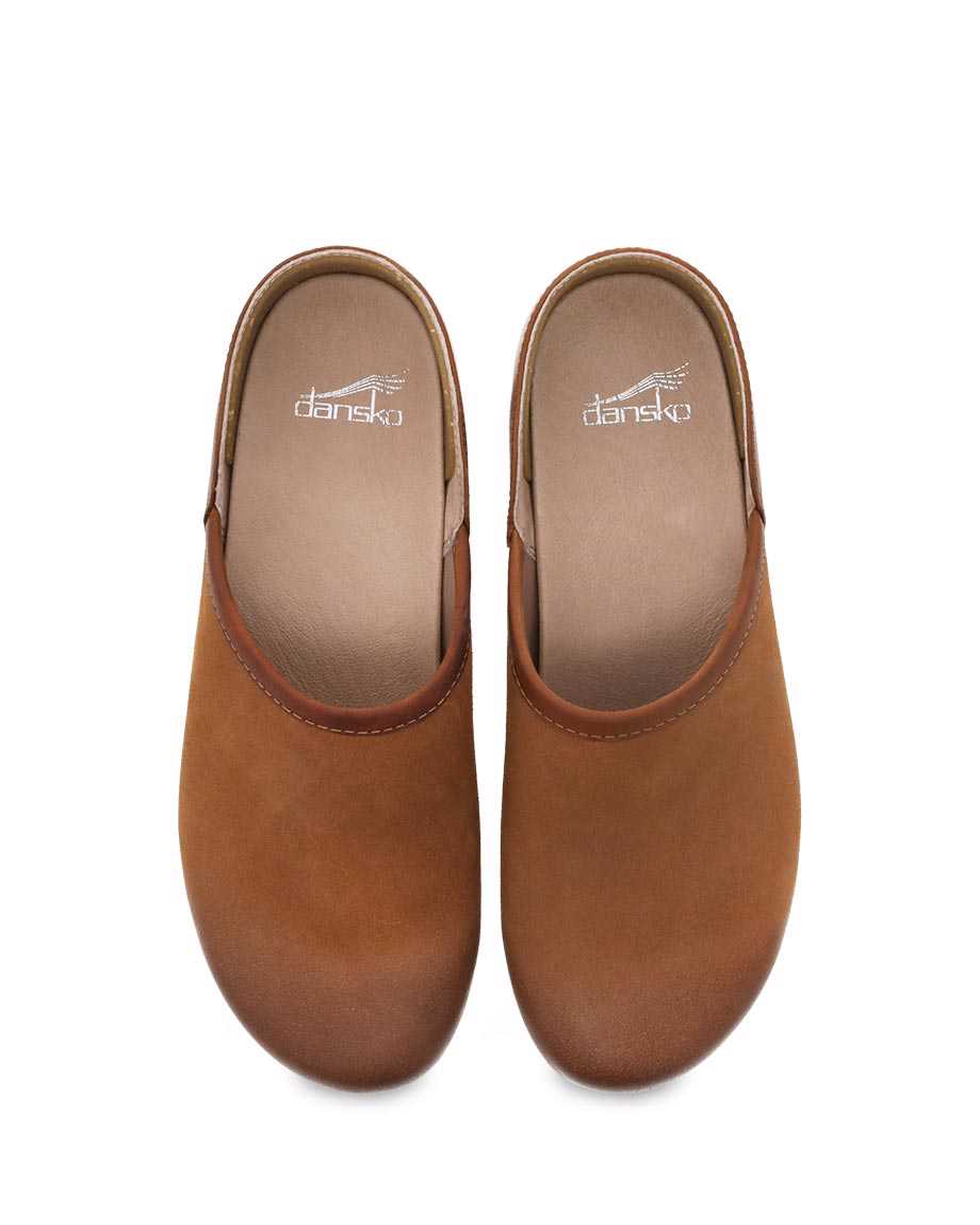 Dansko Brenna Burnished Suede Tan