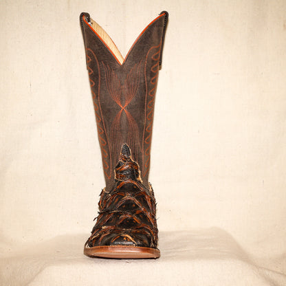 Anderson Bean Arapaima/Bison with Orange Stitch