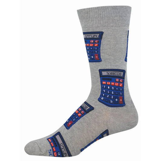 Socksmith Men Hello Boobies Gray