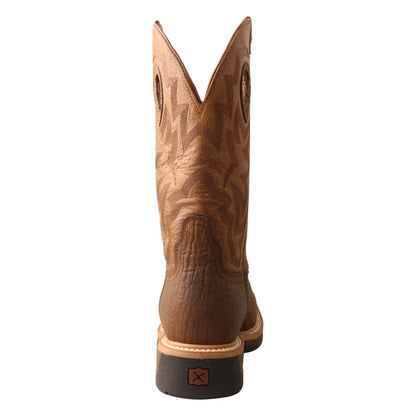 Twisted X Lite Boot Dark Brown/Tan Composite Toe Waterproof EH