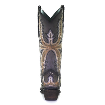 Corral Grey Hand Painted & Embroidery & Studs