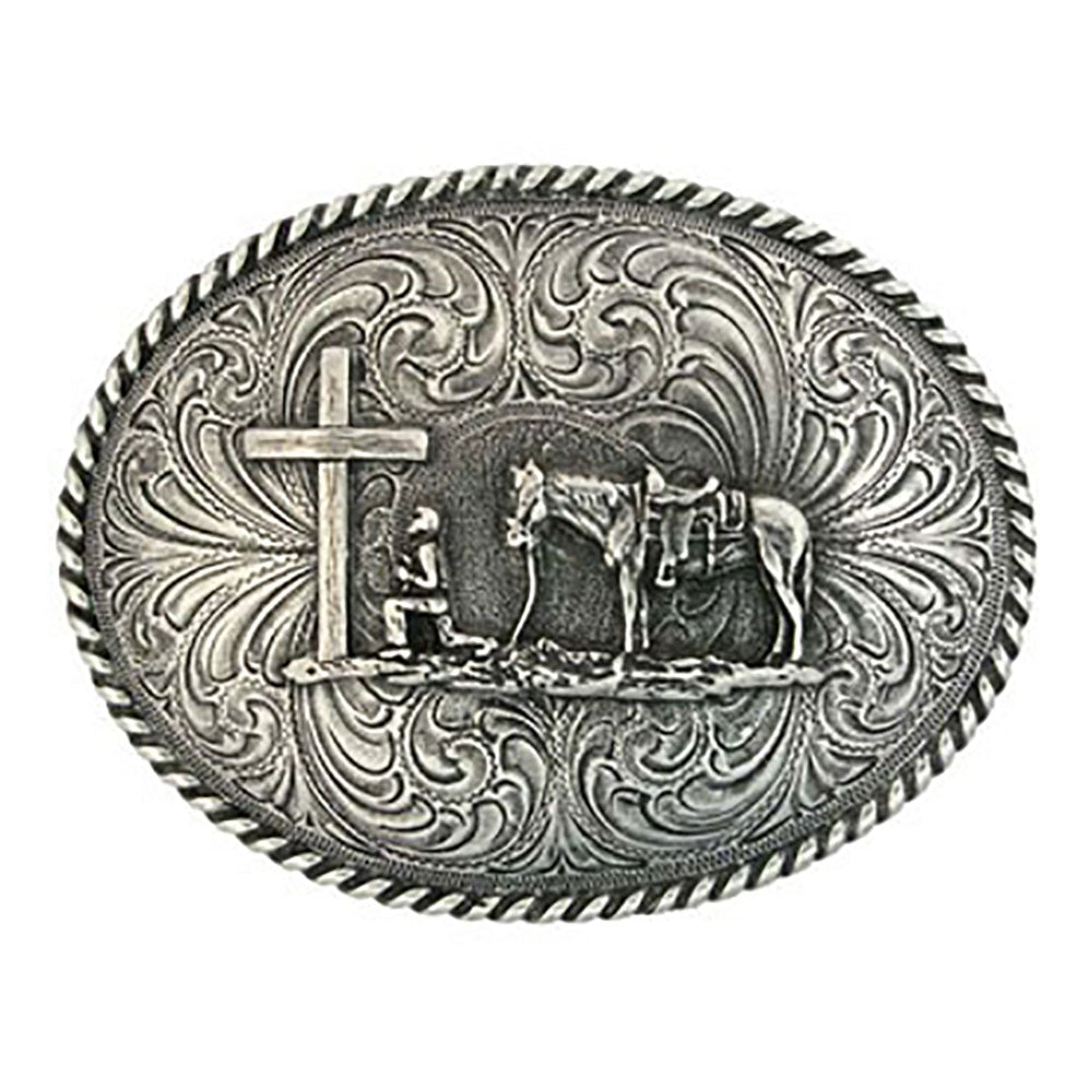 Attitude Praying Cowboy Buckle