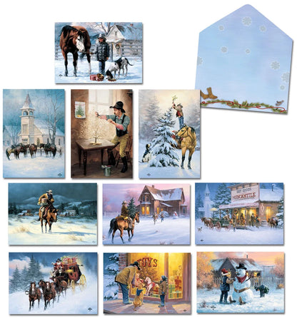 Leanin' Tree Saddle Up Joy Greeting Card Assortment