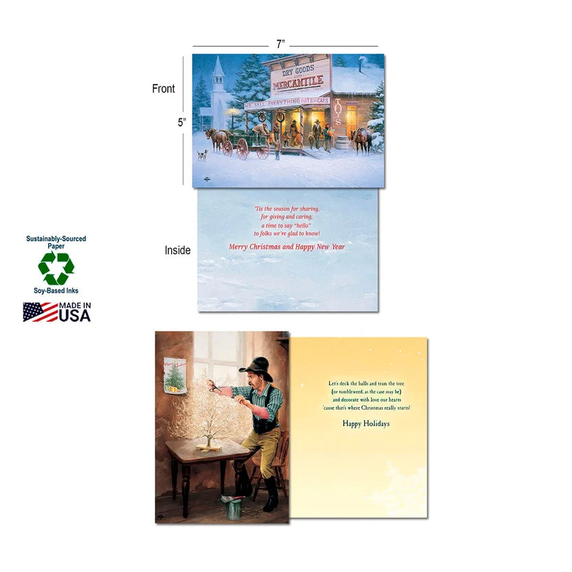 Leanin' Tree Saddle Up Joy Greeting Card Assortment