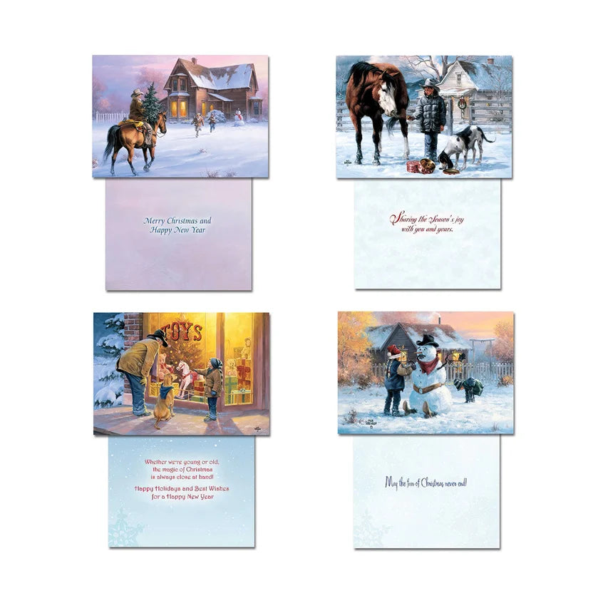 Leanin' Tree Saddle Up Joy Greeting Card Assortment