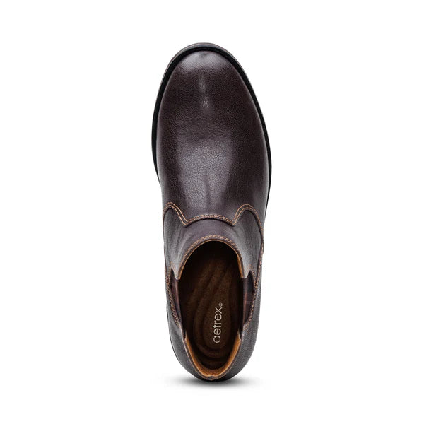 Aetrex Kaylee Chelsea Boot Dark Brown