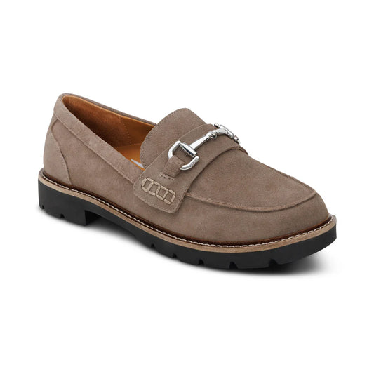Aetrex Collette Suede Taupe